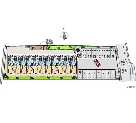 久留米市山川町 月極駐車場